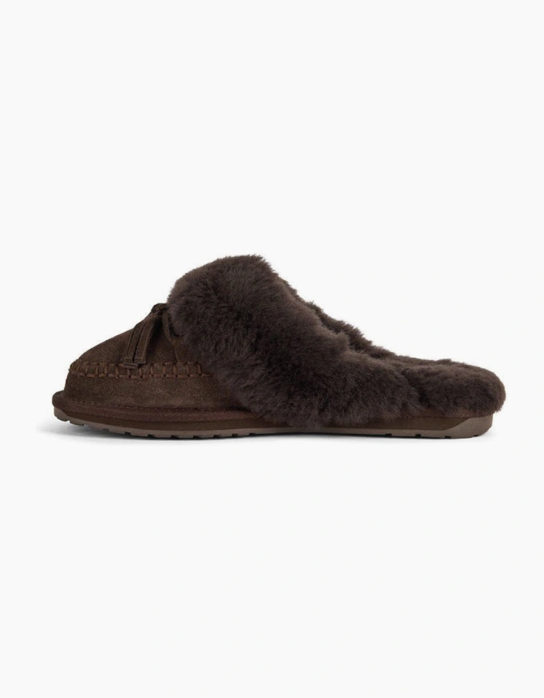 Emu Australia Tahnee Suede Women's Chocolate Slippers