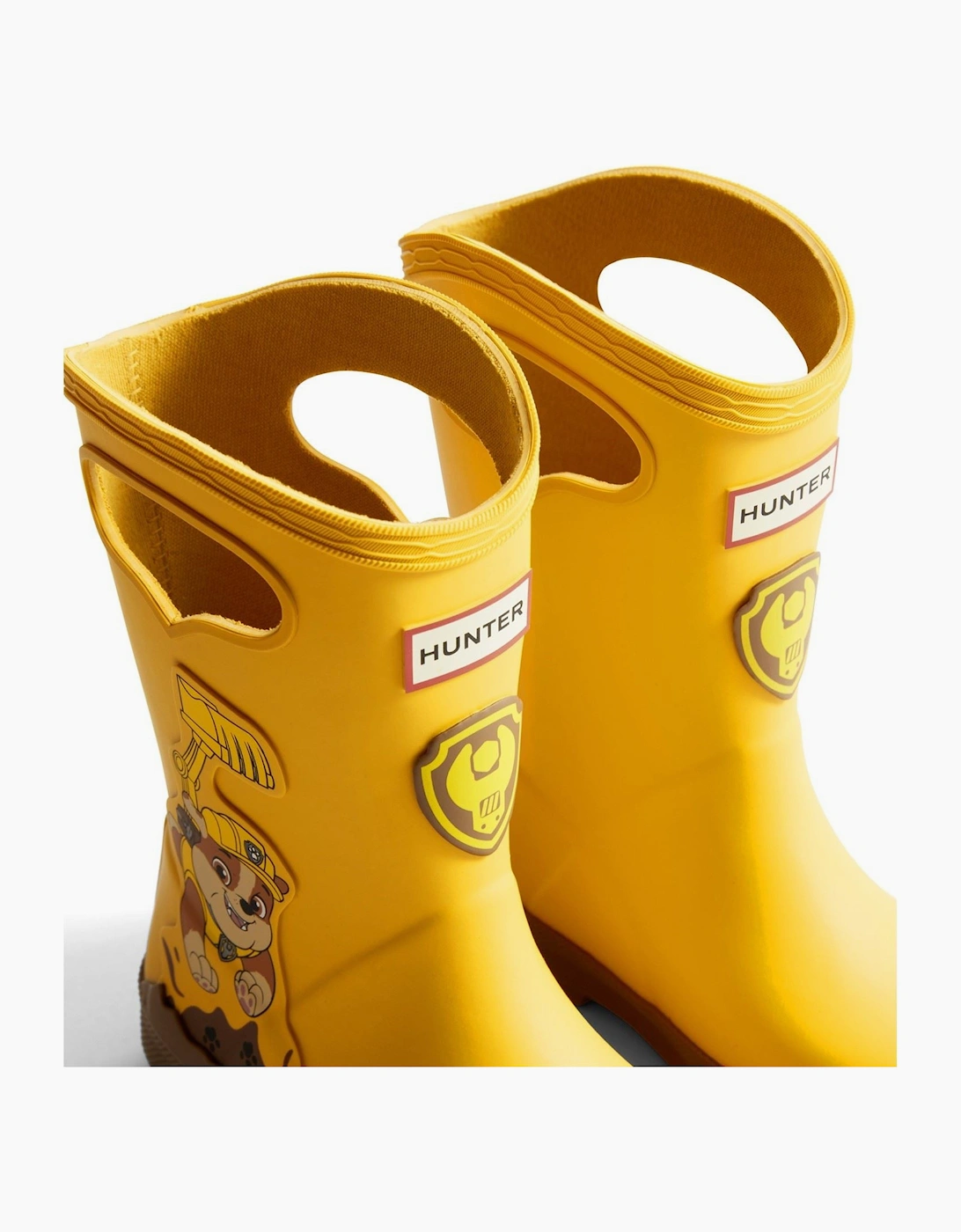 Hunter Paw Patrol Rubber Kids Yellow Wellington Boots