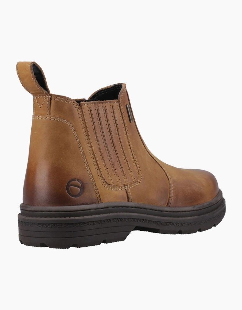 Cotswold Bisley Leather Men's Tan Ankle Boots