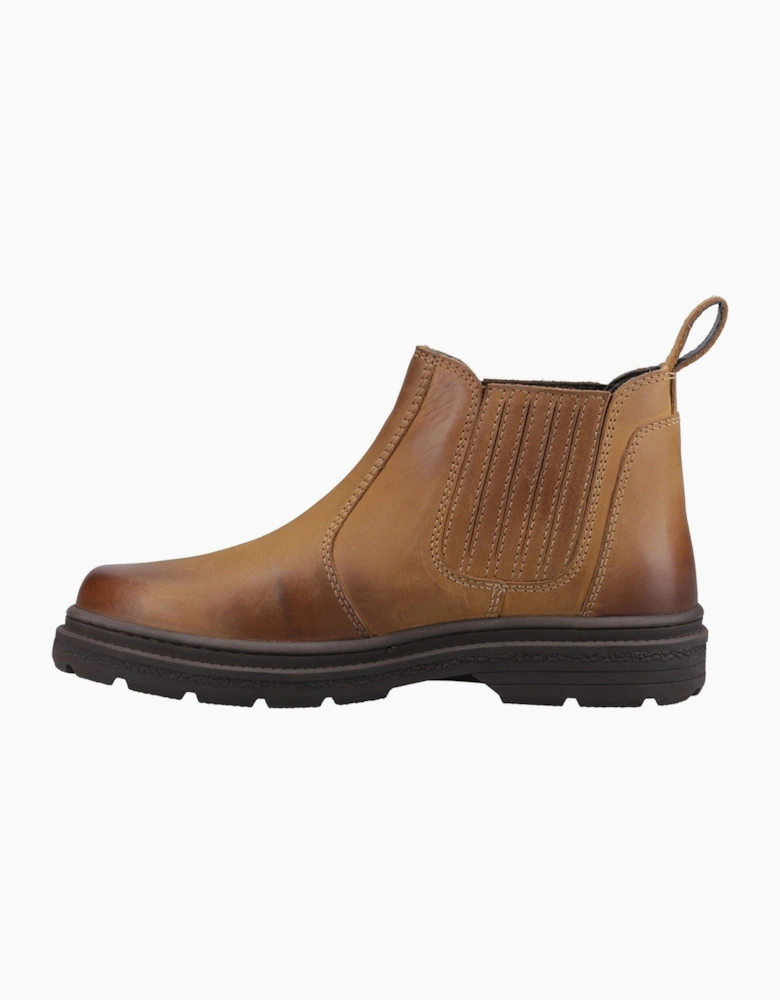 Cotswold Bisley Leather Men's Tan Ankle Boots