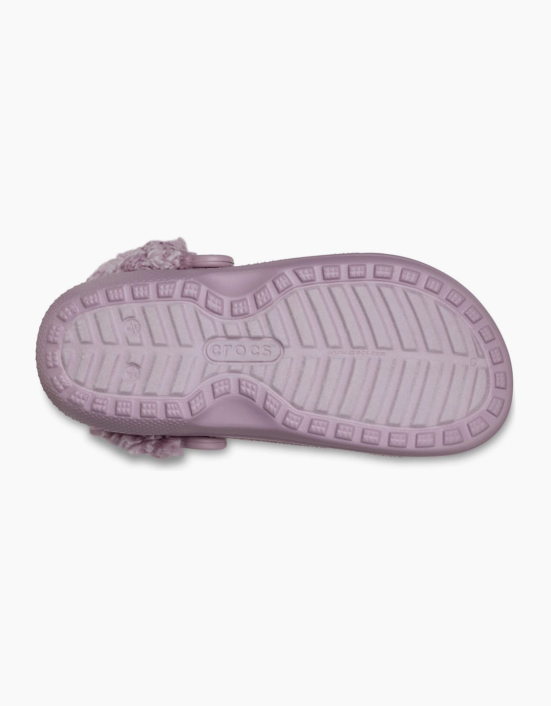 Crocs Classic Fleece Lined Polyester Blend Women's Dusty Lilac Clogs