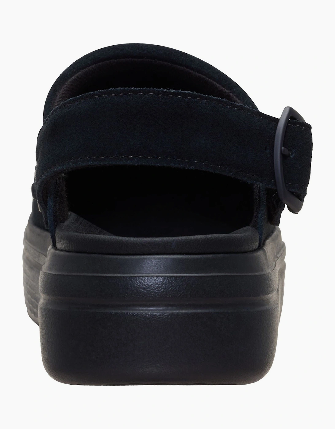 HEYDUDE Austin Lift Suede Women's Black/Black Clogs