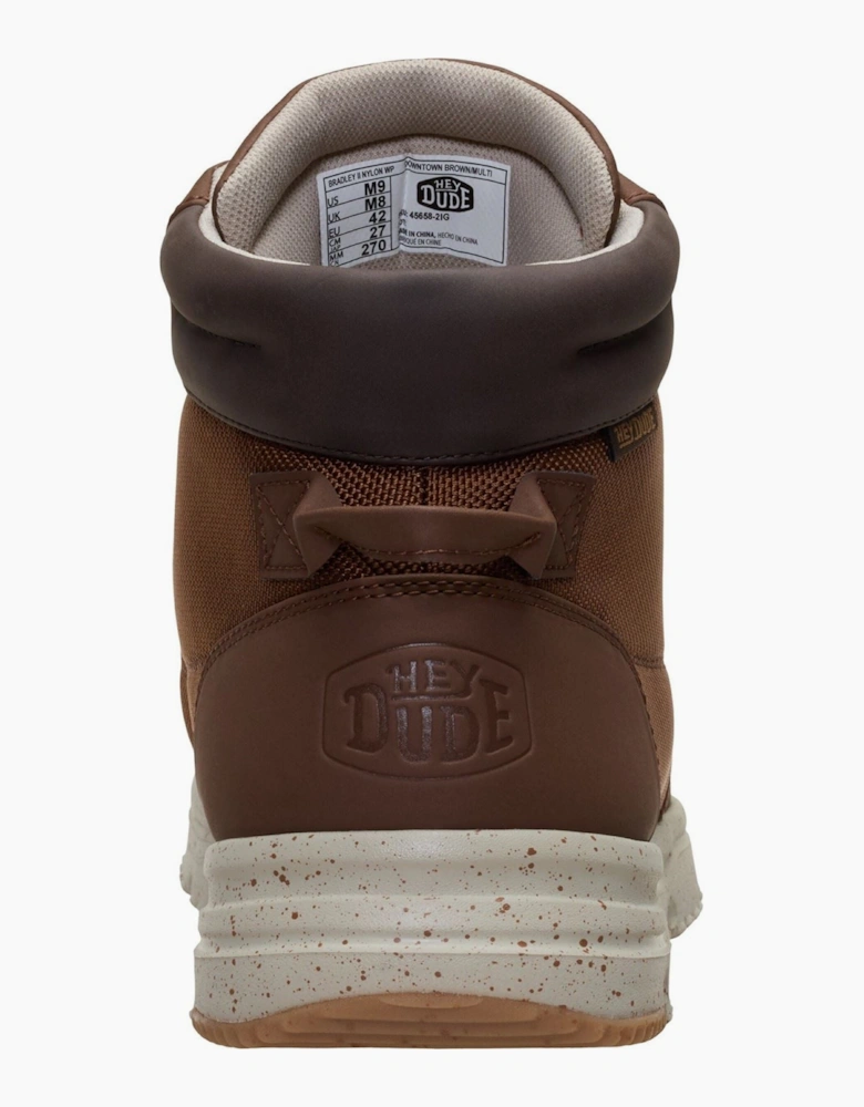 HEYDUDE Bradley II Waterproof Polyurethane Mens Downtown Brown/Multi Ankle Boots