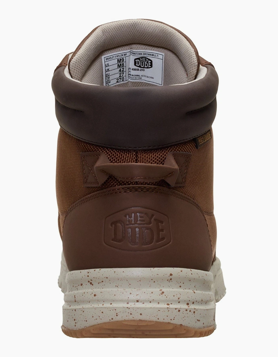 HEYDUDE Bradley II Waterproof Polyurethane Mens Downtown Brown/Multi Ankle Boots