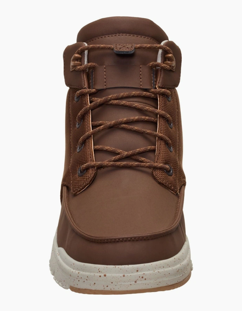 HEYDUDE Bradley II Waterproof Polyurethane Mens Downtown Brown/Multi Ankle Boots