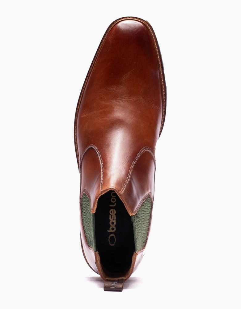 Base London Kensington Leather Men's Washed Tan Boots