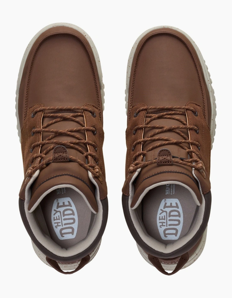 HEYDUDE Bradley II Waterproof Polyurethane Mens Downtown Brown/Multi Ankle Boots