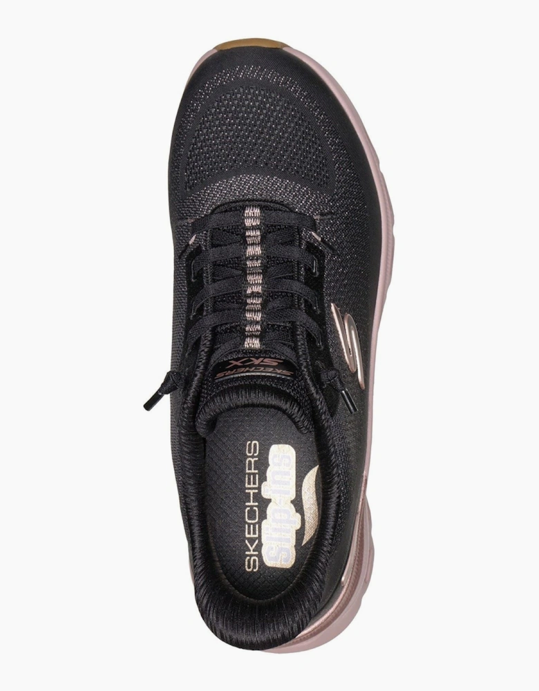Skechers Arch Fit Glide-Step Pro Golden Pace Women's Black/Rose Gold Trainers
