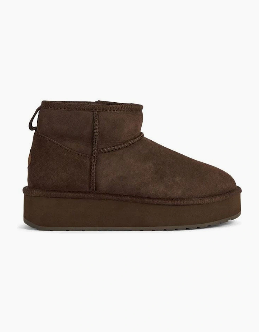 Emu Australia Stinger Micro Flatform 2.0 Sheepskin Women's Chocolate Boots