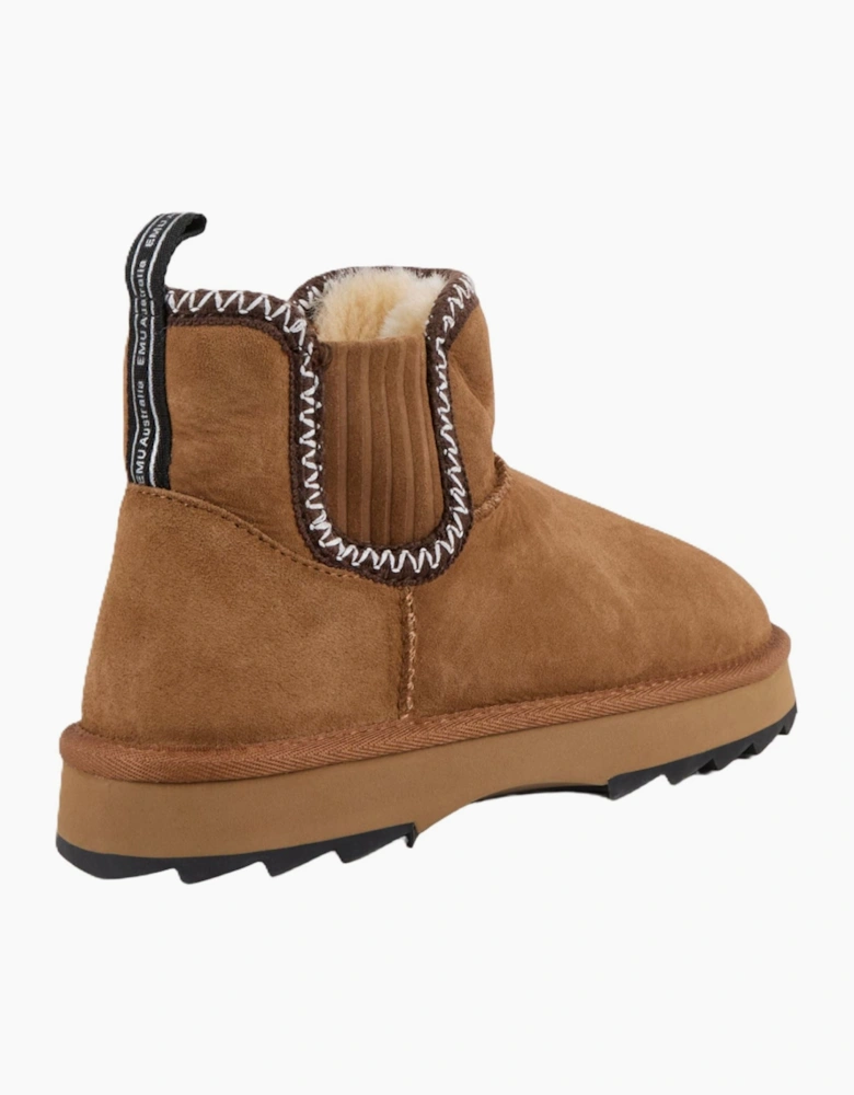 Emu Australia Higgie Suede Women's Chestnut Boots