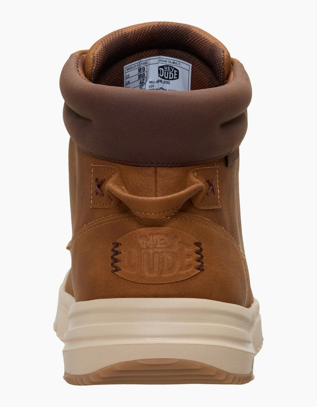 HEYDUDE Bradley II Classic Polyurethane Men's Argan Oil/Multi Ankle Boots