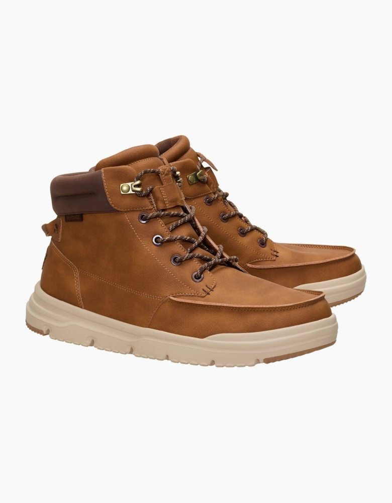 HEYDUDE Bradley II Classic Polyurethane Men's Argan Oil/Multi Ankle Boots