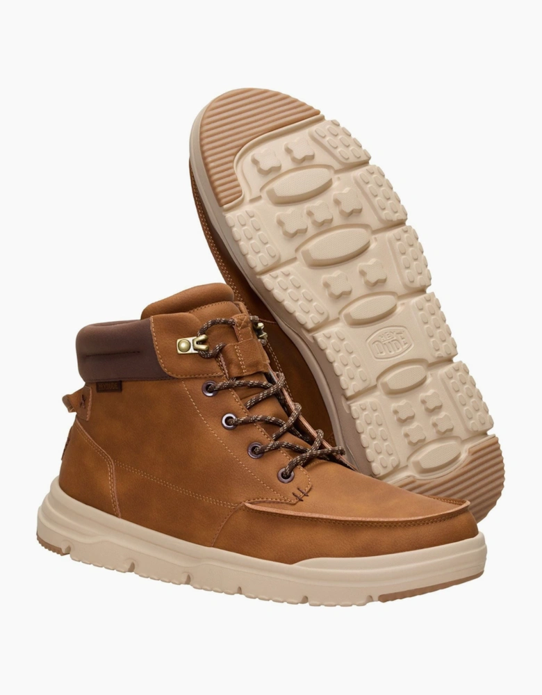 HEYDUDE Bradley II Classic Polyurethane Men's Argan Oil/Multi Ankle Boots
