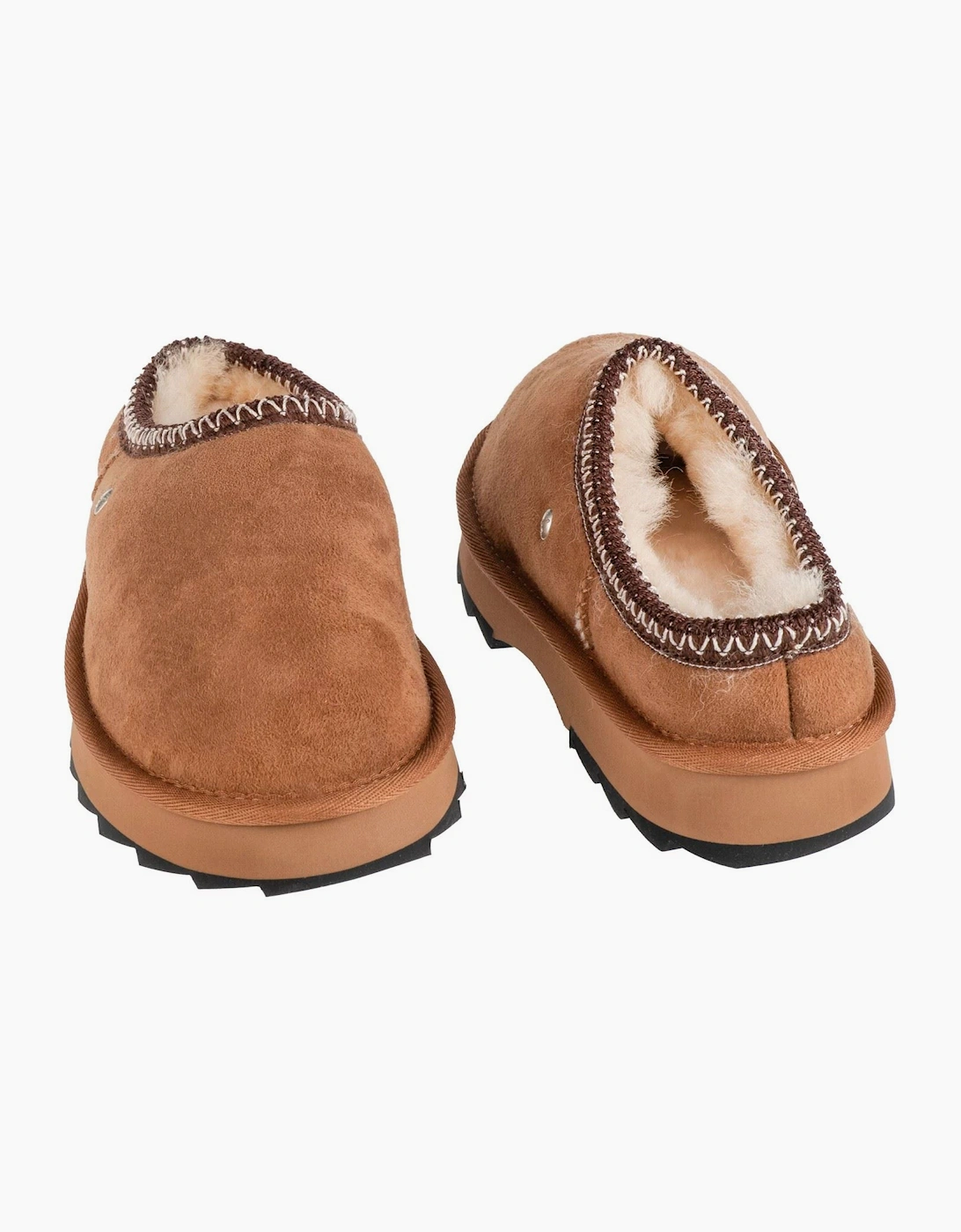Emu Australia Sharky Scuff Suede Women's Chestnut Slippers