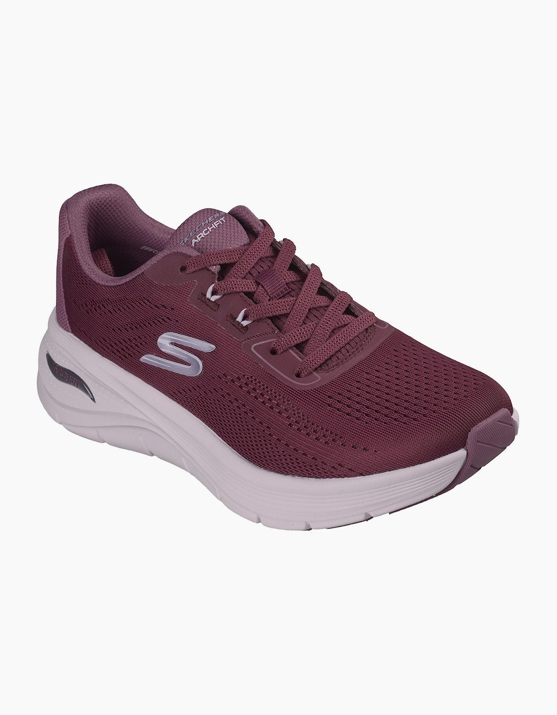Skechers Arch Fit 3.0 Easy Flow Textile Women's Burgundy Trainers