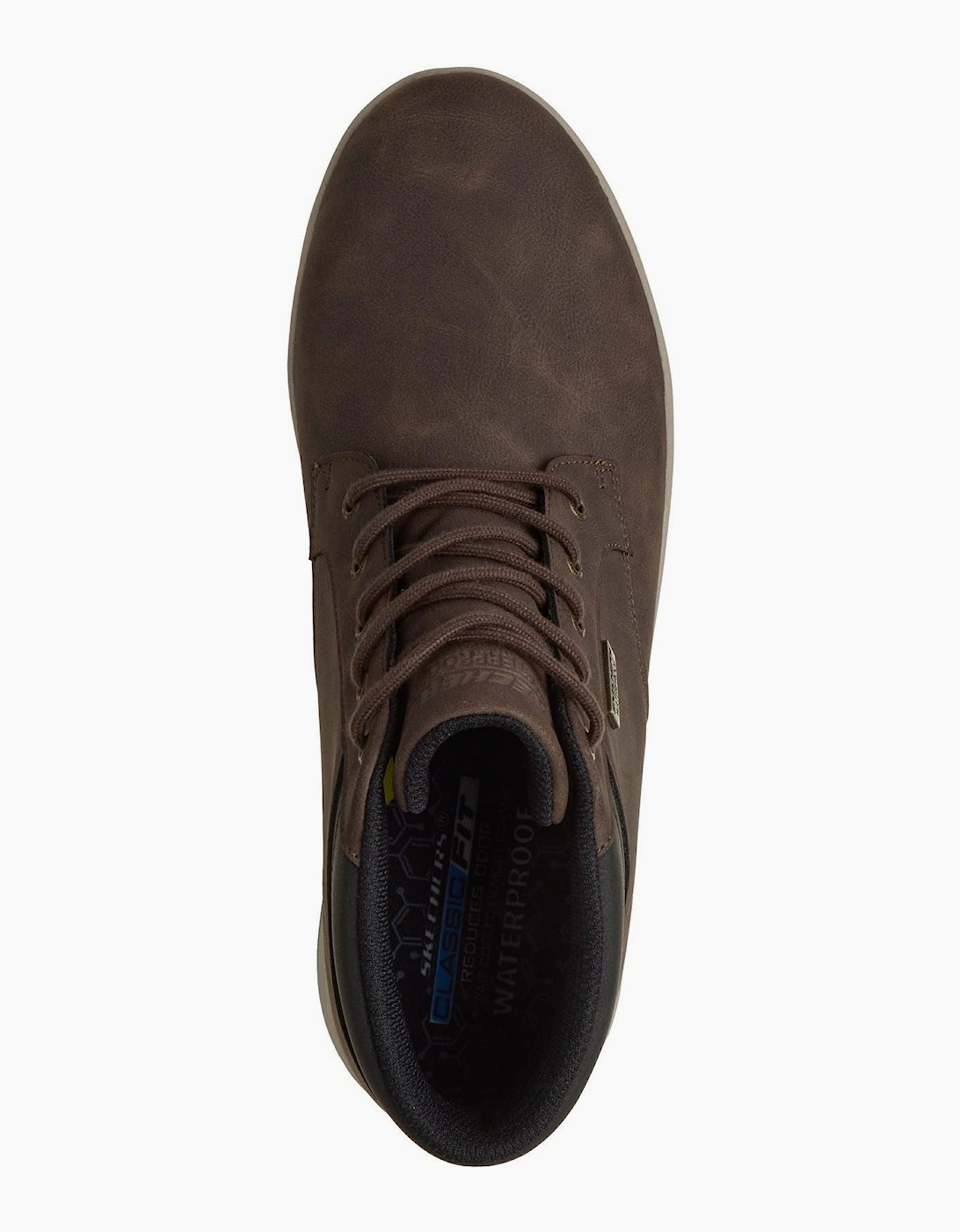 Skechers Palmiro Wallace Men's Chocolate Ankle Boots