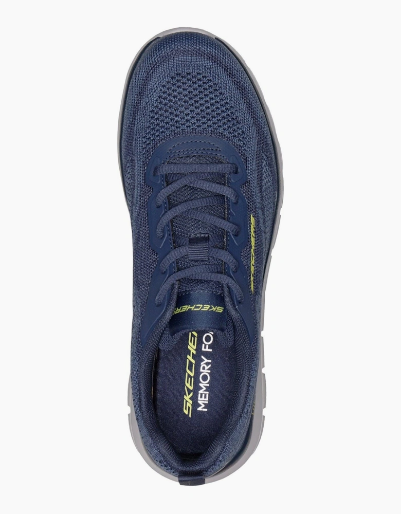 Skechers Track Pohlter Textile Men's Navy Trainers