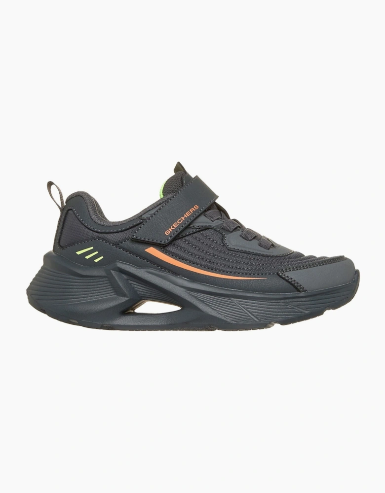 Skechers Tidal-Tech Stream Rush Textile Boy's Charcoal/Orange Trainers