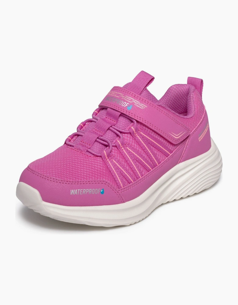 Skechers Bounder Pro Aqua Step Textile Girl's Pink/Coral Trainers