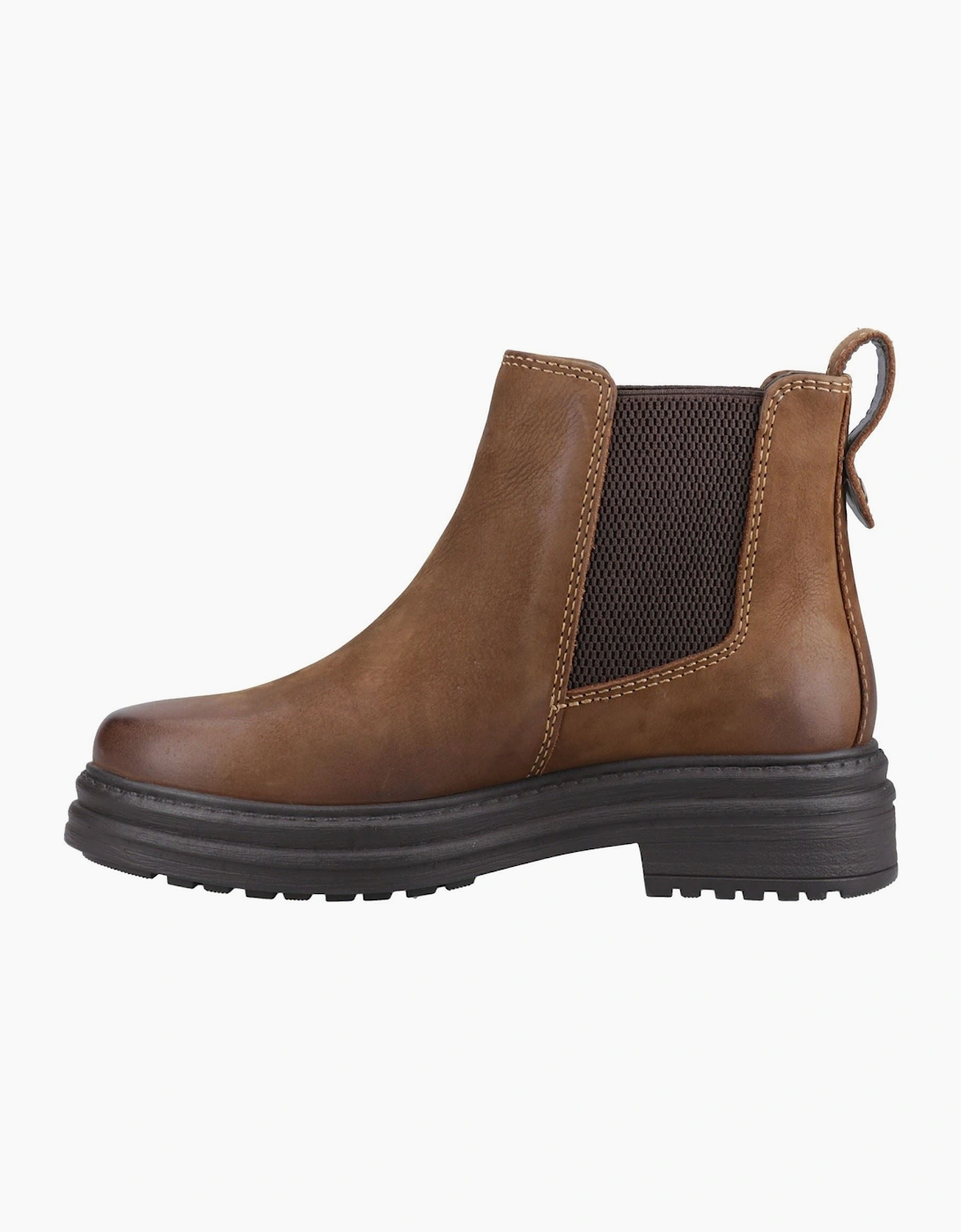 Cotswold Aldworth Leather Women's Tan Heeled Ankle Boots
