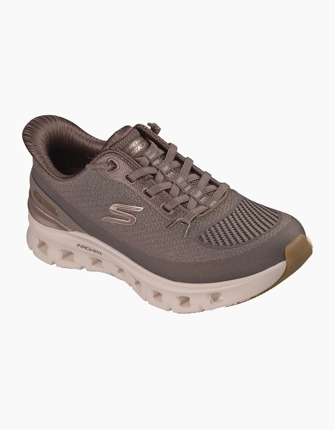 Skechers Arch Fit Glide-Step Pro Golden Pace Textile Women's Brown/Gold Trainers