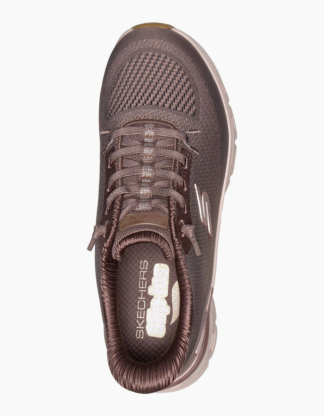 Skechers Arch Fit Glide-Step Pro Golden Pace Textile Women's Brown/Gold Trainers