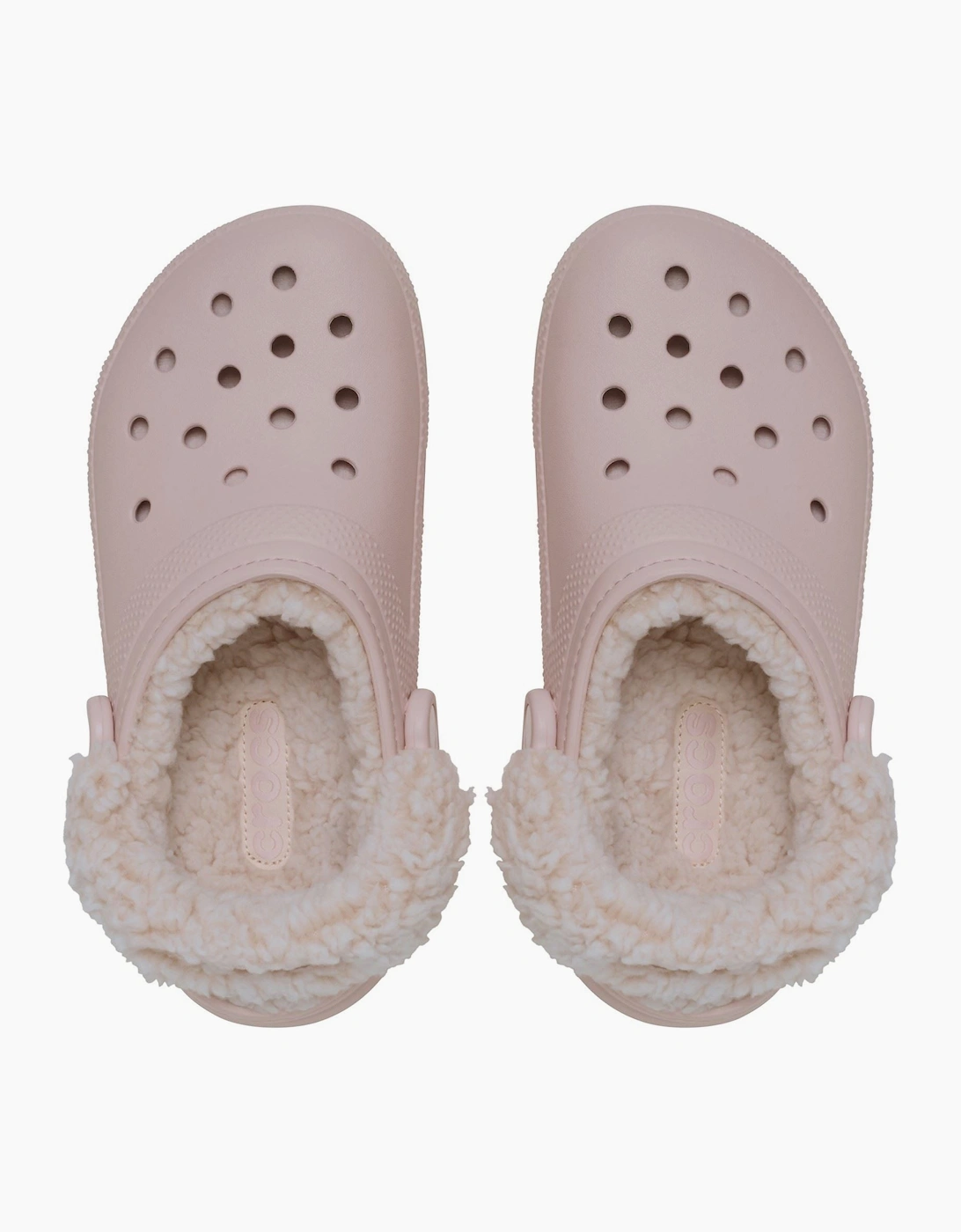 Crocs Classic Fleece Lined Polyester Blend Women's Quartz Clogs