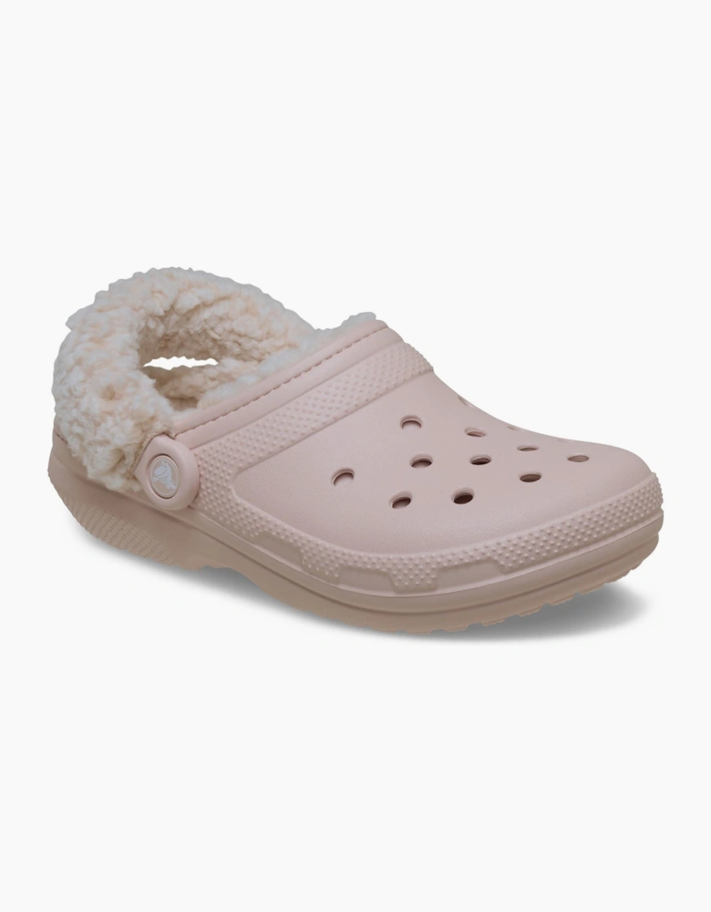 Crocs Classic Fleece Lined Polyester Blend Women's Quartz Clogs