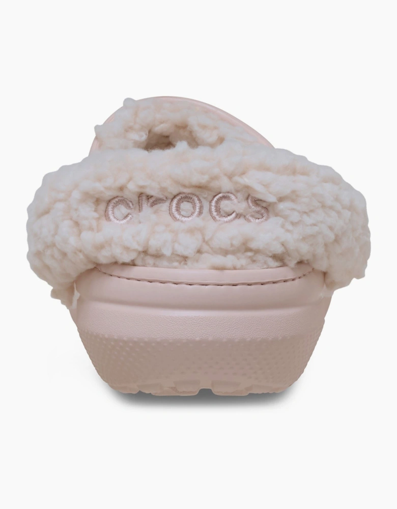 Crocs Classic Fleece Lined Polyester Blend Women's Quartz Clogs