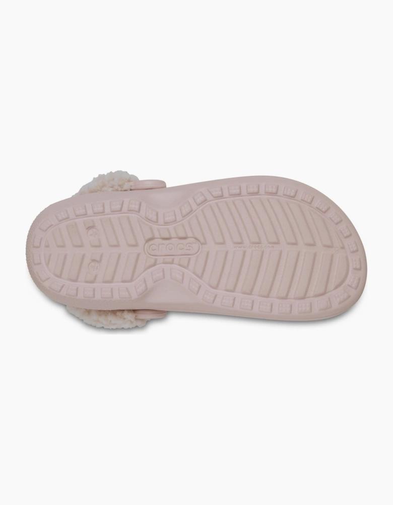 Crocs Classic Fleece Lined Polyester Blend Women's Quartz Clogs