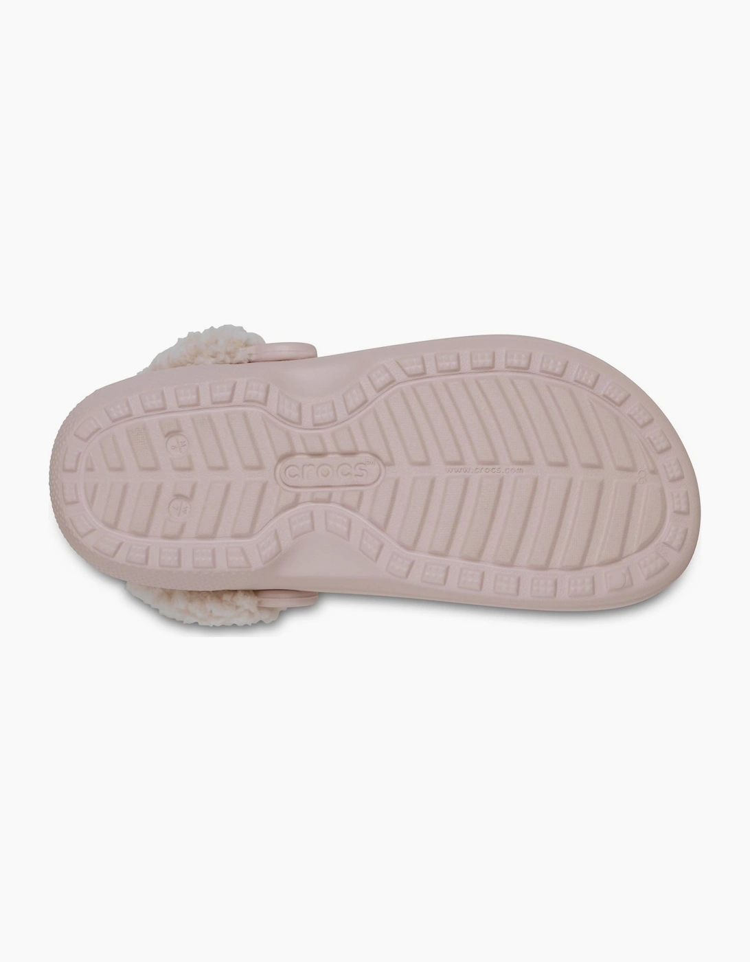 Crocs Classic Fleece Lined Polyester Blend Women's Quartz Clogs
