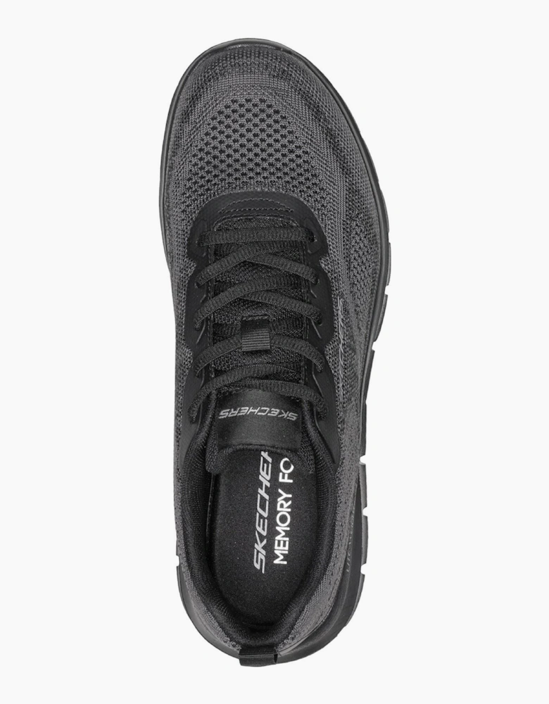Skechers Track Pohlter Textile Men's Black Trainers