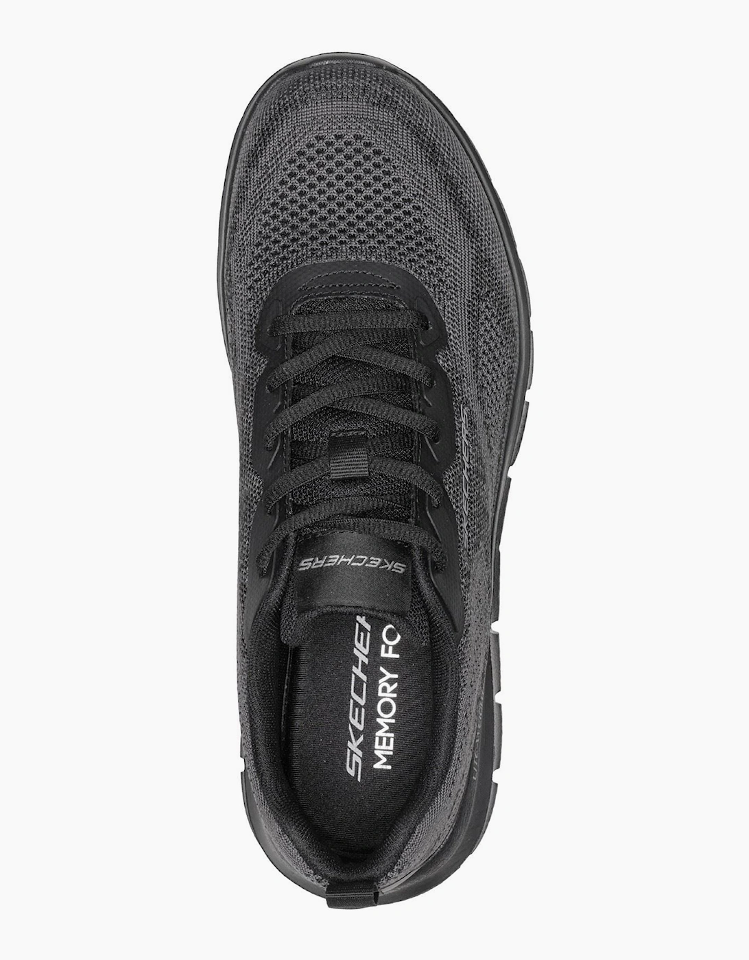 Skechers Track Pohlter Textile Men's Black Trainers