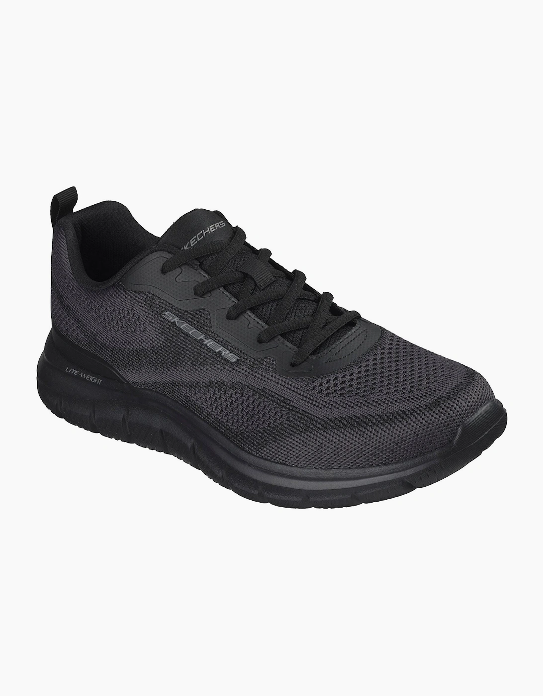 Skechers Track Pohlter Textile Men's Black Trainers