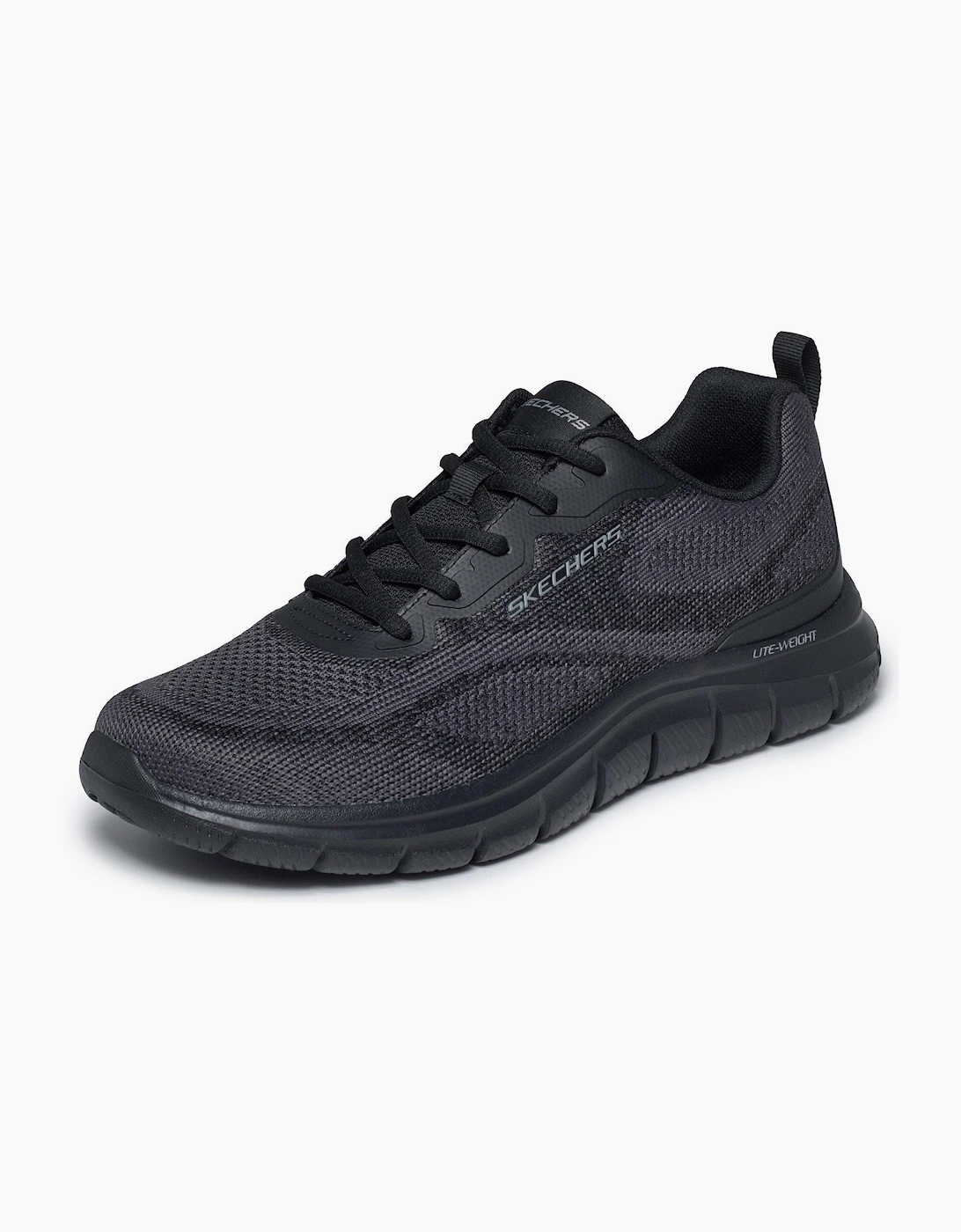 Skechers Track Pohlter Textile Men's Black Trainers