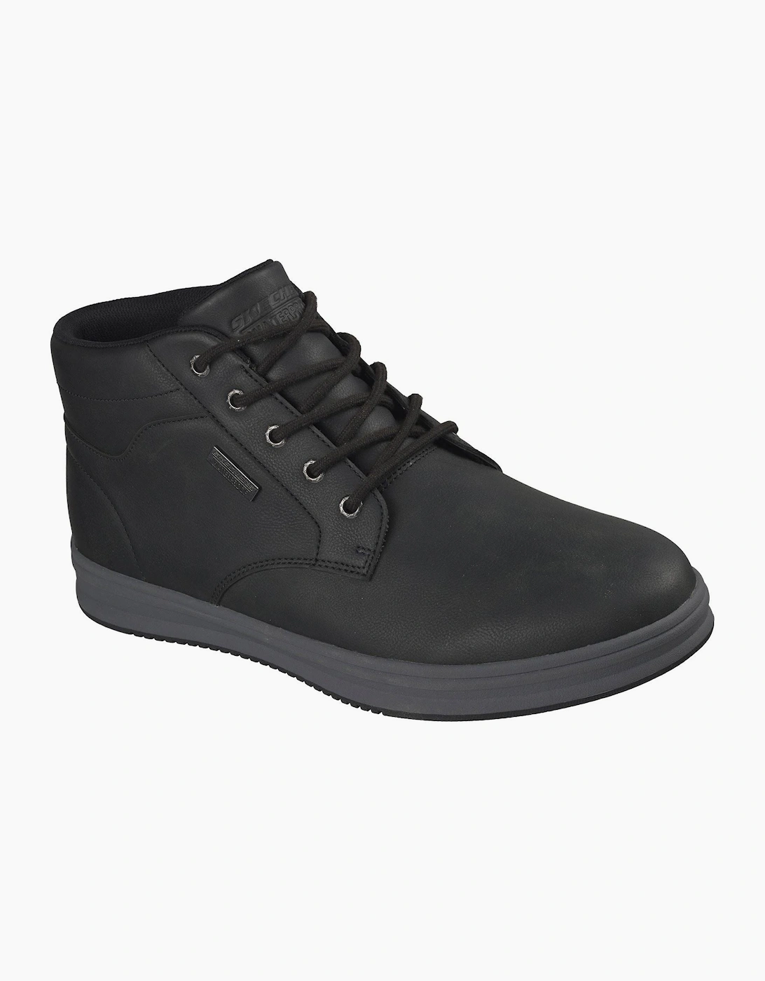 Skechers Palmiro Wallace Men's Black Ankle Boots