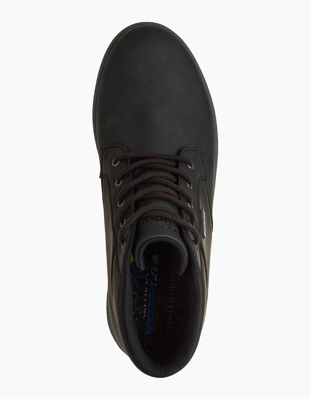 Skechers Palmiro Wallace Men's Black Ankle Boots