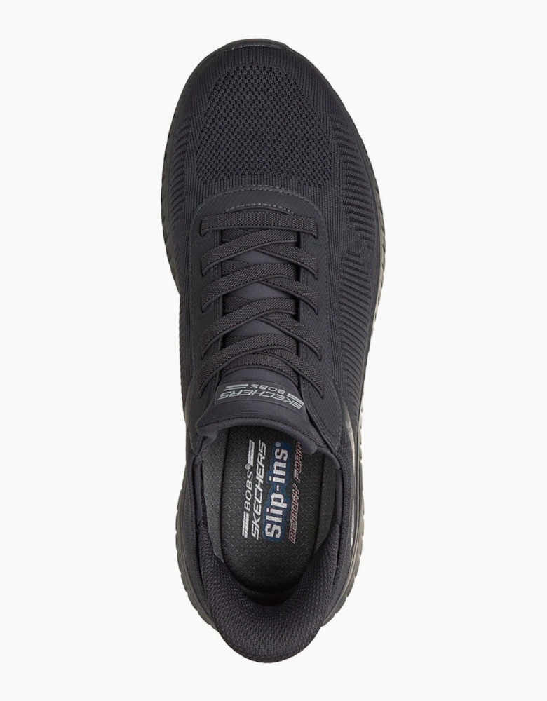 Skechers BOBS Sport Squad Chaos Solid Step Textile Men's Black Trainers