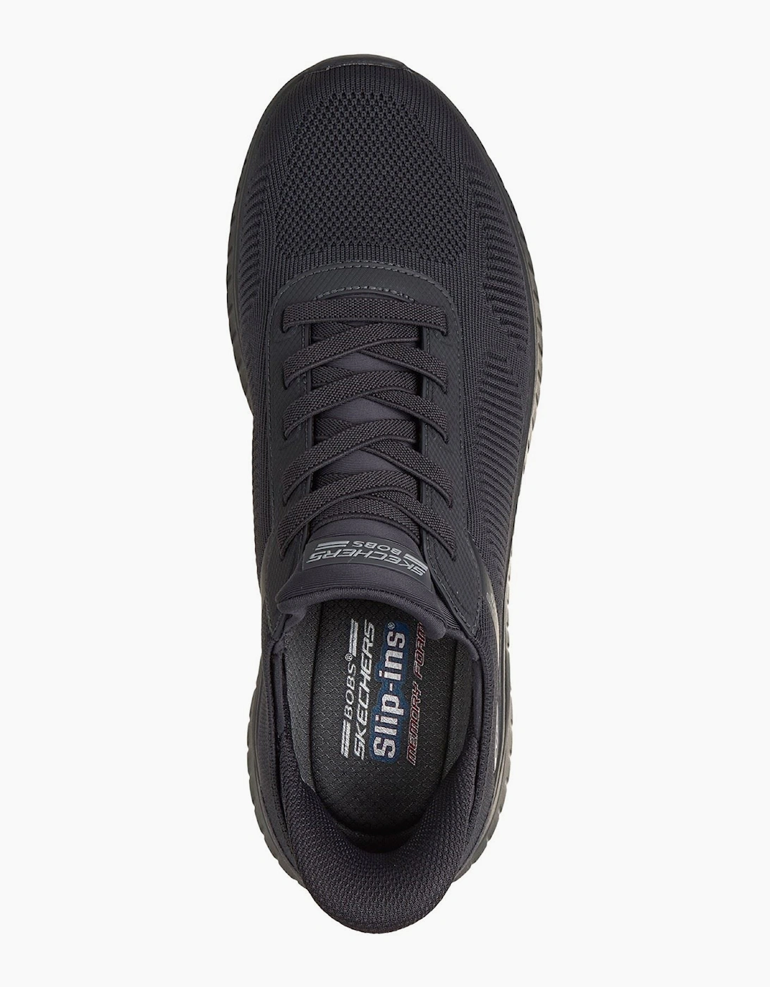 Skechers BOBS Sport Squad Chaos Solid Step Textile Men's Black Trainers