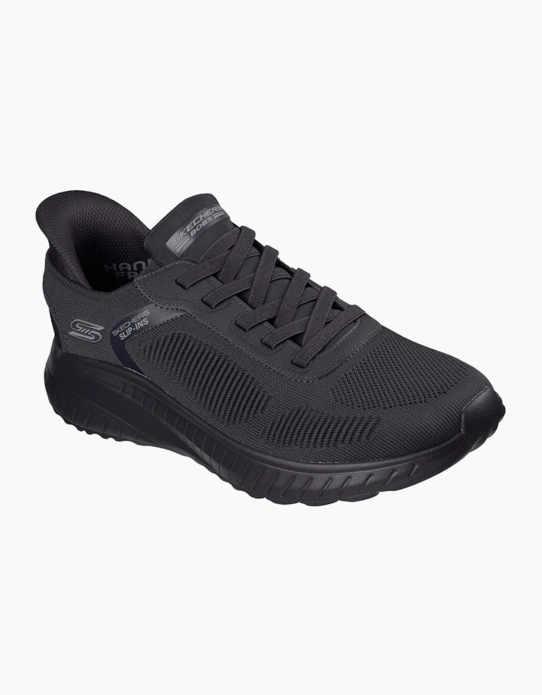 Skechers BOBS Sport Squad Chaos Solid Step Textile Men's Black Trainers