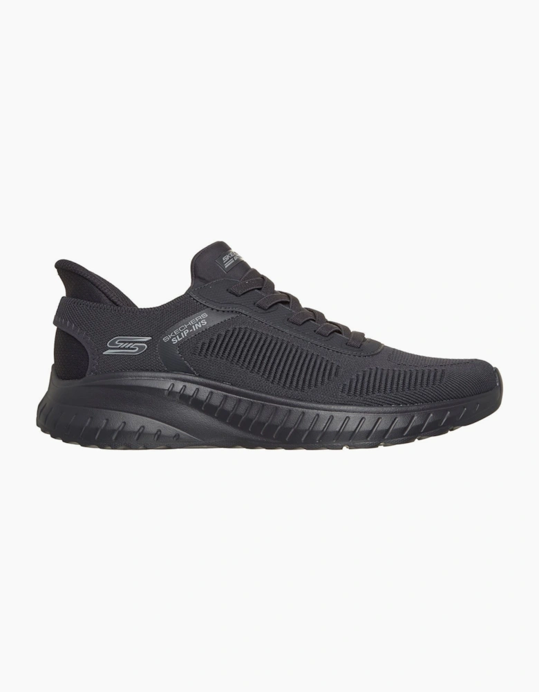 Skechers BOBS Sport Squad Chaos Solid Step Textile Men's Black Trainers