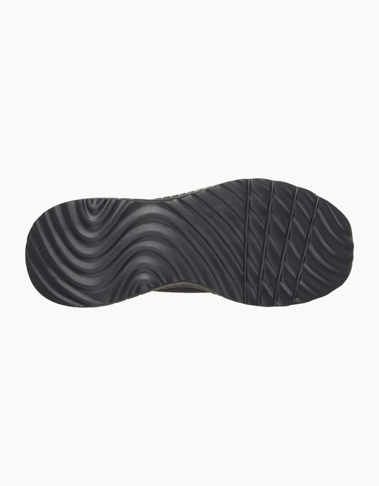 Skechers BOBS Sport Squad Chaos Solid Step Textile Men's Black Trainers