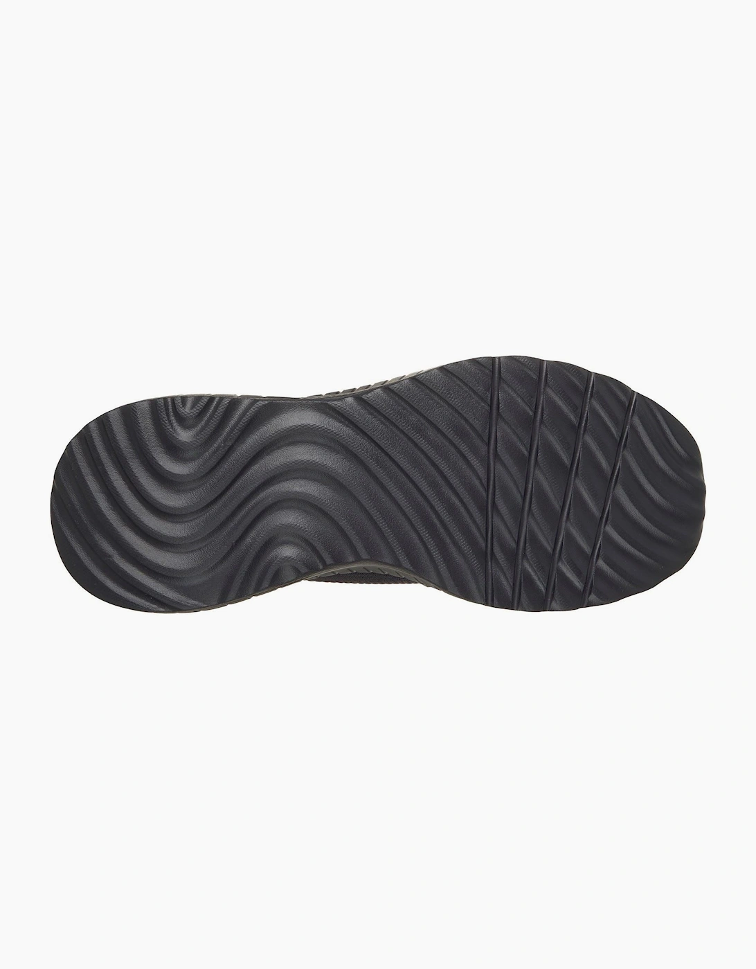 Skechers BOBS Sport Squad Chaos Solid Step Textile Men's Black Trainers