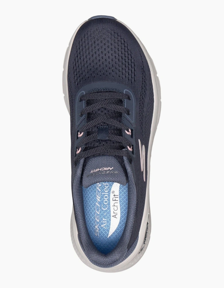 Skechers Arch Fit 3.0 Easy Flow Textile Women's Navy Trainers