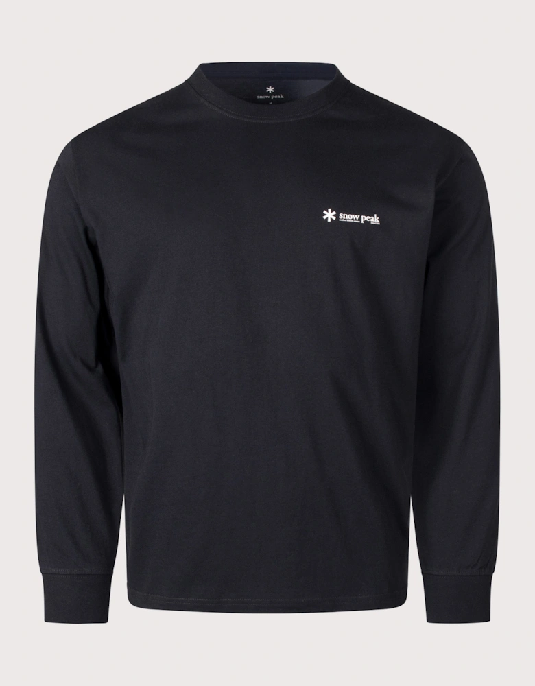 Relaxed Fit Long Sleeve Logo T-Shirt