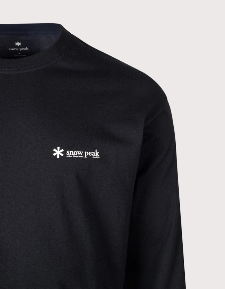 Relaxed Fit Long Sleeve Logo T-Shirt