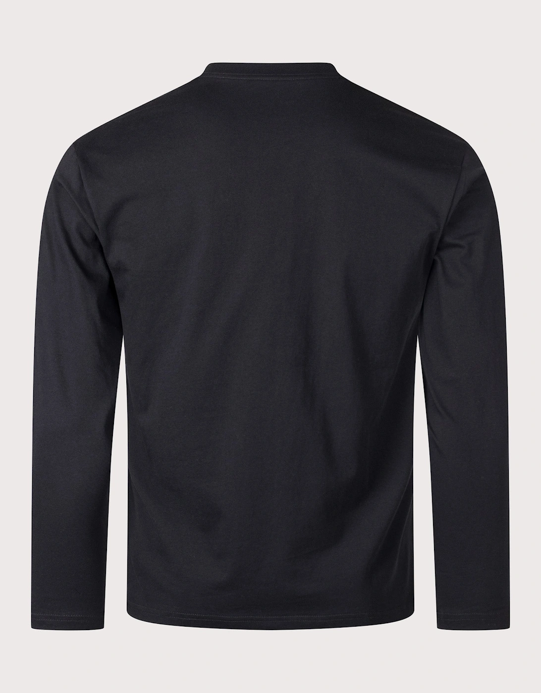 Regular Fit Soft Cotton Logo Long Sleeve T-Shirt