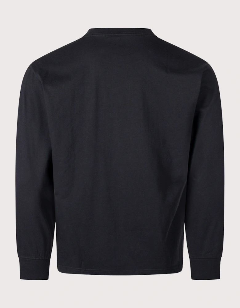 Relaxed Fit Long Sleeve Logo T-Shirt