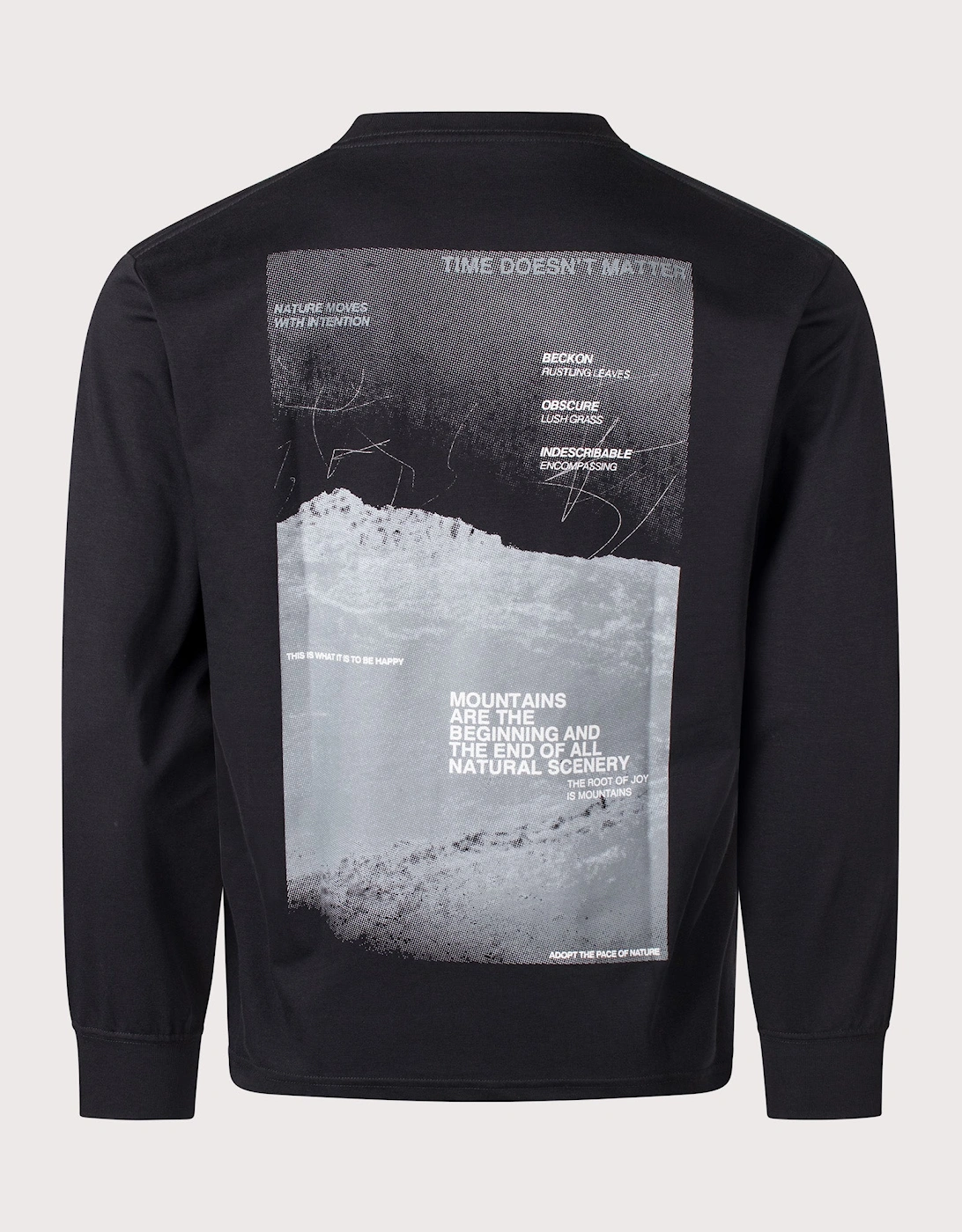 Relaxed Fit Campscape Long Sleeve T-Shirt