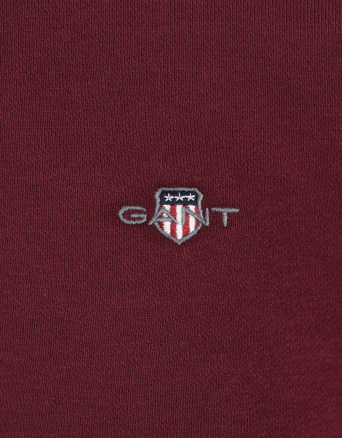 GANT REG SHIELD HALF ZIP DEEP GRAPE WINE